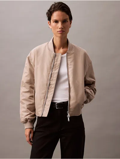 Calvin Klein Jeans Est.1978 Calvin Klein Women's Filled Nylon Bomber Jacket