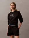 Calvin Klein Jeans Est.1978 Calvin Klein Women's Fleece Monogram Logo Relaxed Sweatshirt