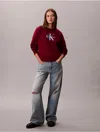 Calvin Klein Jeans Est.1978 Calvin Klein Women's Fleece Monogram Logo Relaxed Sweatshirt