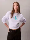 Calvin Klein Jeans Est.1978 Calvin Klein Women's Fleece Monogram Logo Relaxed Sweatshirt