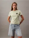 Calvin Klein Jeans Est.1978 Calvin Klein Women's Floral Monogram Logo Graphic Slim T-shirt