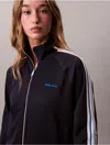 Calvin Klein Jeans Est.1978 Calvin Klein Women's French Terry Track Jacket In Black