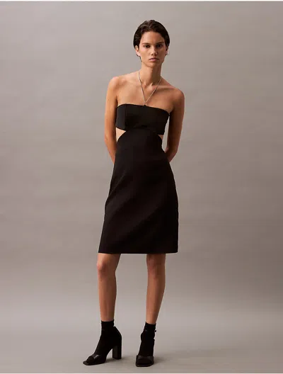 Calvin Klein Jeans Est.1978 Calvin Klein Women's Halter Cut Out Mini Dress