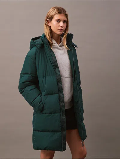 Calvin Klein Jeans Est.1978 Calvin Klein Women's Heavyweight Relaxed Puffer Jacket In Green