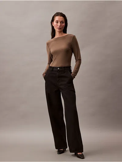 Calvin Klein Jeans Est.1978 Calvin Klein Women's High Rise Barrel Jeans