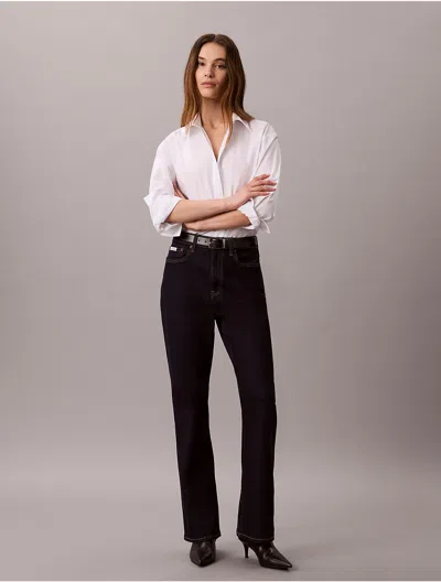 Calvin Klein Jeans Est.1978 Calvin Klein Women's High Rise Bootcut Jeans In Ck Classic Rinse