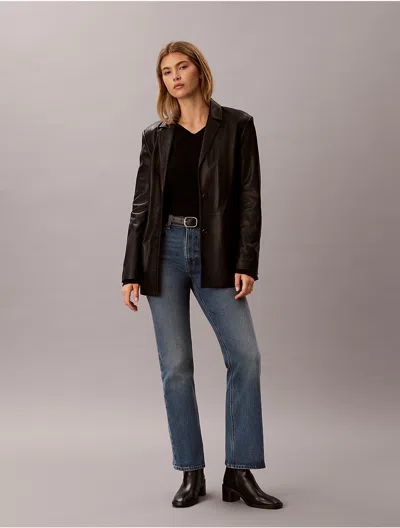 Calvin Klein Jeans Est.1978 Calvin Klein Women's High Rise Bootcut Jeans In Tuscan River