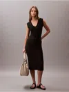 Calvin Klein Jeans Est.1978 Calvin Klein Women's Knit Sleeveless Midi Dress