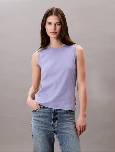 Calvin Klein Jeans Est.1978 Calvin Klein Women's Liquid Cotton Muscle Tank