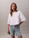 Calvin Klein Jeans Est.1978 Calvin Klein Women's Logo Graphic Cropped Relaxed T-shirt