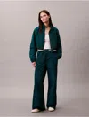 Calvin Klein Jeans Est.1978 Calvin Klein Women's Logo Waistband Track Pants In Green