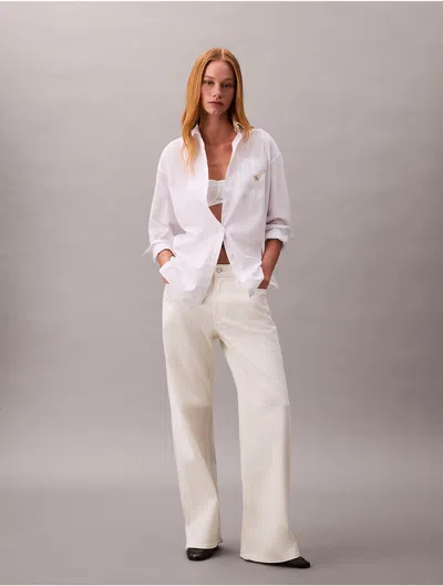Calvin Klein Jeans Est.1978 Calvin Klein Women's Low Rise Baggy Jeans In Neutral