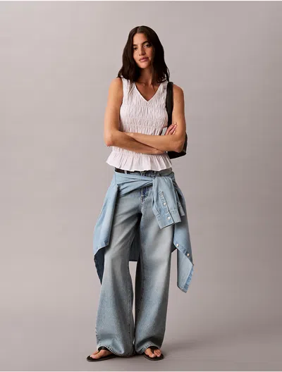 Calvin Klein Jeans Est.1978 Calvin Klein Women's Low Rise Baggy Jeans In Multi