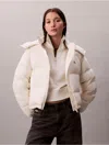 Calvin Klein Jeans Est.1978 Calvin Klein Women's Midweight Down Puffer Jacket In White