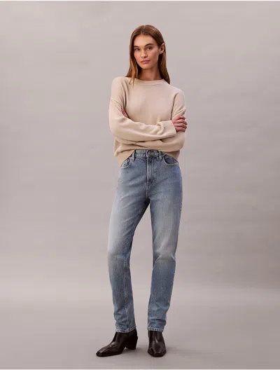 Calvin Klein Jeans Est.1978 Calvin Klein Women's Mom Fit Jeans In Blue