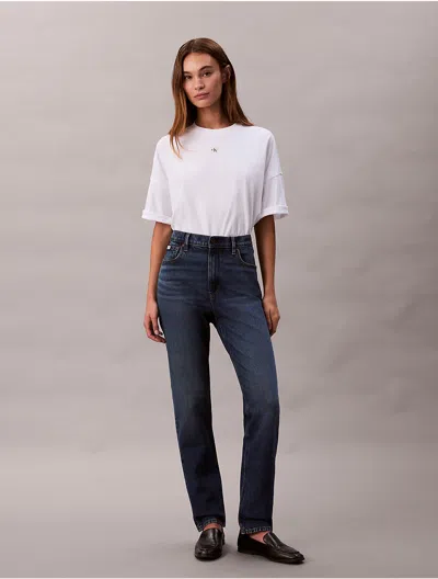 Calvin Klein Jeans Est.1978 Calvin Klein Women's Mom Fit Jeans In Blue
