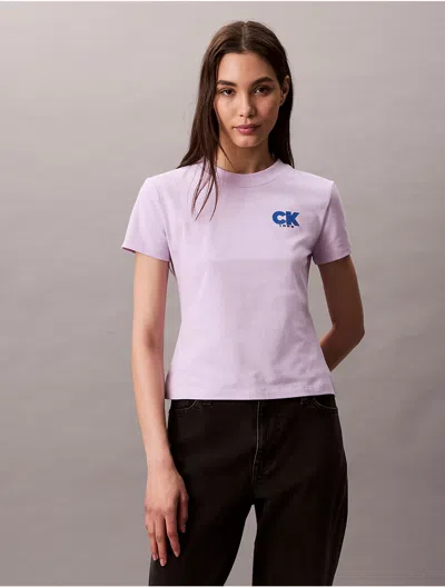 Calvin Klein Jeans Est.1978 Calvin Klein Women's Monogram Logo 1968 Graphic Slim T-shirt
