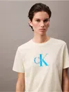 Calvin Klein Jeans Est.1978 Calvin Klein Women's Monogram Logo Crewneck T-shirt In Green