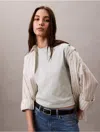 Calvin Klein Jeans Est.1978 Calvin Klein Women's Monogram Logo Cropped Relaxed T-shirt