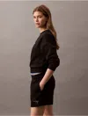 Calvin Klein Jeans Est.1978 Calvin Klein Women's Monogram Logo Fleece Shorts