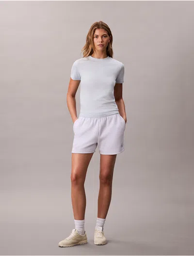 Calvin Klein Jeans Est.1978 Calvin Klein Women's Monogram Logo Fleece Shorts