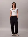Calvin Klein Jeans Est.1978 Ringer Baby T-shirt In White