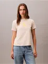 Calvin Klein Jeans Est.1978 Calvin Klein Women's Monogram Logo Tee In Neutral