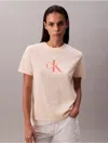 Calvin Klein Jeans Est.1978 Calvin Klein Women's Monogram Logo Tee In Nude