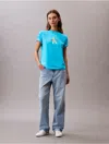 Calvin Klein Jeans Est.1978 Calvin Klein Women's Monogram Logo Tee In Blue