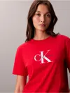 Calvin Klein Jeans Est.1978 Calvin Klein Women's Monogram Logo Tee In Animal Print