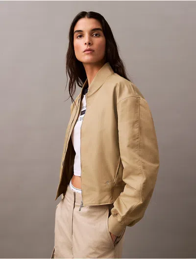 Calvin Klein Jeans Est.1978 Calvin Klein Women's Nylon Bomber Jacket