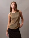 Calvin Klein Jeans Est.1978 Calvin Klein Women's Plisse Tank Top