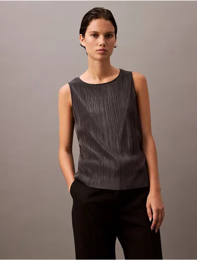 Calvin Klein Jeans Est.1978 Calvin Klein Women's Plisse Tank Top