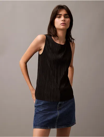 Calvin Klein Jeans Est.1978 Calvin Klein Women's Plisse Tank Top
