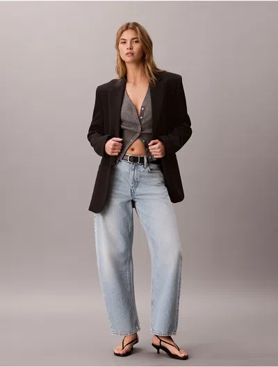 Calvin Klein Jeans Est.1978 Calvin Klein Women's Relaxed Barrel Jeans In Blue