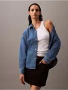 Calvin Klein Jeans Est.1978 Calvin Klein Women's Relaxed Denim Button-down Shirt