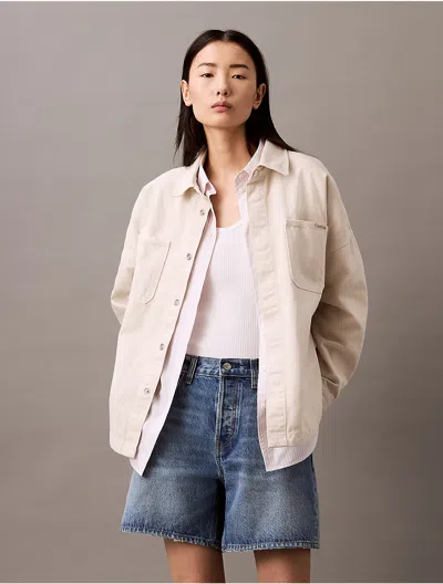 Calvin Klein Jeans Est.1978 Calvin Klein Women's Relaxed Utility Shirt