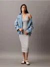 Calvin Klein Jeans Est.1978 Calvin Klein Women's Rib Slip Dress