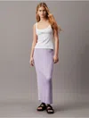 Calvin Klein Jeans Est.1978 Calvin Klein Women's Ribbed Monogram Logo Sweater Maxi Skirt