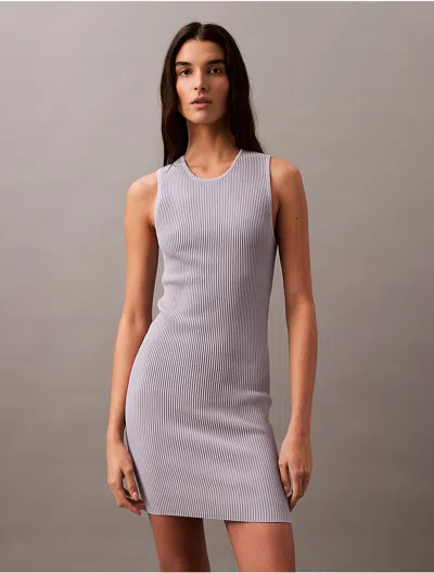 Calvin Klein Jeans Est.1978 Calvin Klein Women's Ribbed Sleeveless Mini Dress