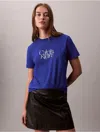 Calvin Klein Jeans Est.1978 Calvin Klein Women's Script Logo Graphic Slim T-shirt In Multi
