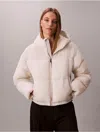 Calvin Klein Jeans Est.1978 Calvin Klein Women's Short Puffer Jacket In Neutral