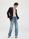 Calvin Klein Jeans Est.1978 Calvin Klein Women's Smooth Cotton Relaxed Monogram Logo Sweater In Brown
