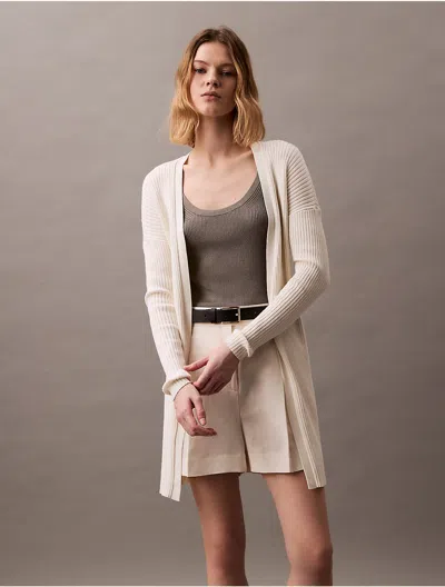 Calvin Klein Jeans Est.1978 Calvin Klein Women's Smooth Cotton Rib Sweater Duster