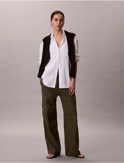 Calvin Klein Jeans Est.1978 Calvin Klein Women's Soft Twill Cargo Pants In Multi