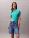 Calvin Klein Jeans Est.1978 Calvin Klein Women's Square Logo Graphic Slim T-shirt