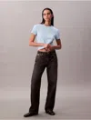 Calvin Klein Jeans Est.1978 Calvin Klein Women's Square Logo Graphic Slim T-shirt