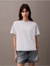Calvin Klein Jeans Est.1978 Calvin Klein Women's Standard Logo Boxy Fit Crewneck T-shirt