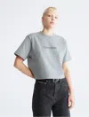 Calvin Klein Jeans Est.1978 Calvin Klein Women's Standard Logo Boxy Fit Crewneck T-shirt