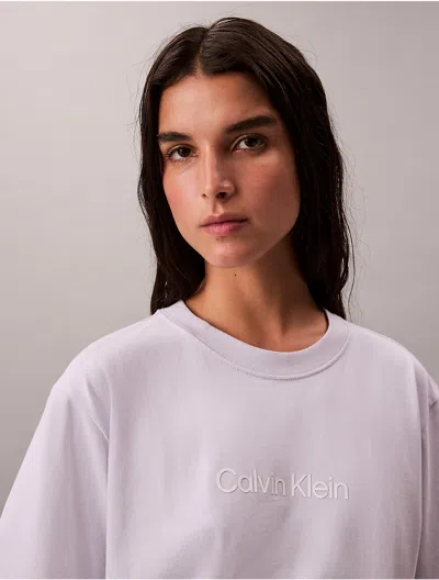 Calvin Klein Jeans Est.1978 Calvin Klein Women's Standard Logo Boxy Fit Crewneck T-shirt